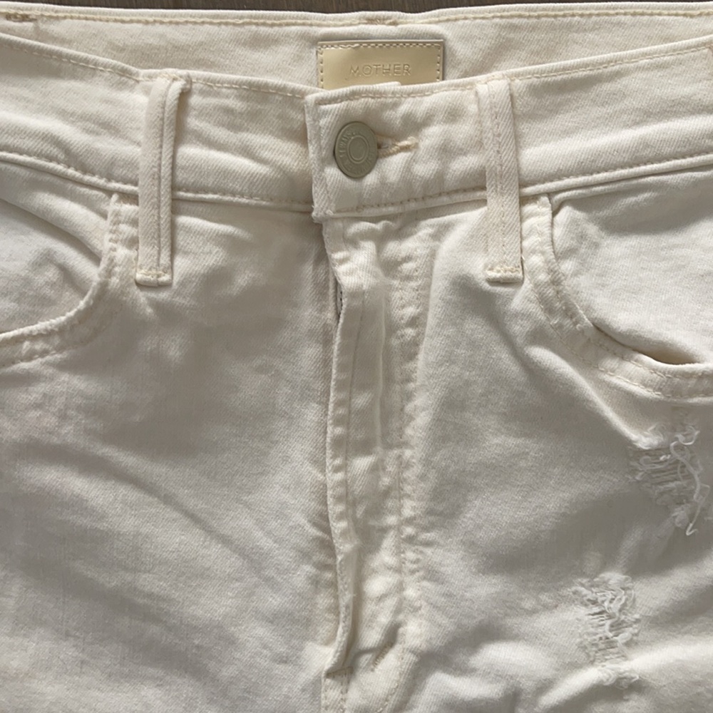 Mother Denim White Jeans - Picture 5 of 7